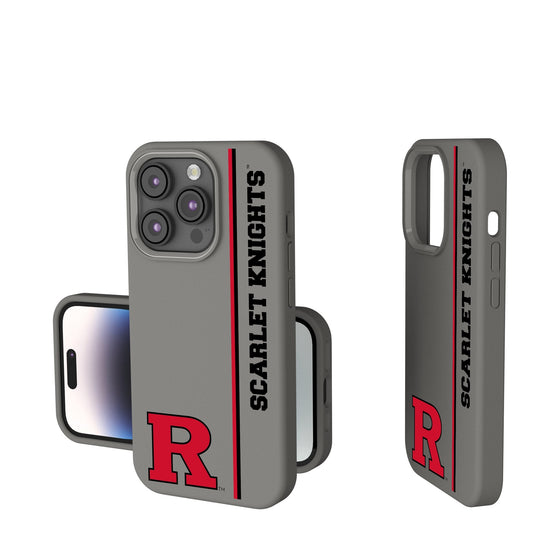 Rutgers Scarlet Knights Sidebar Soft Touch Phone Case-0