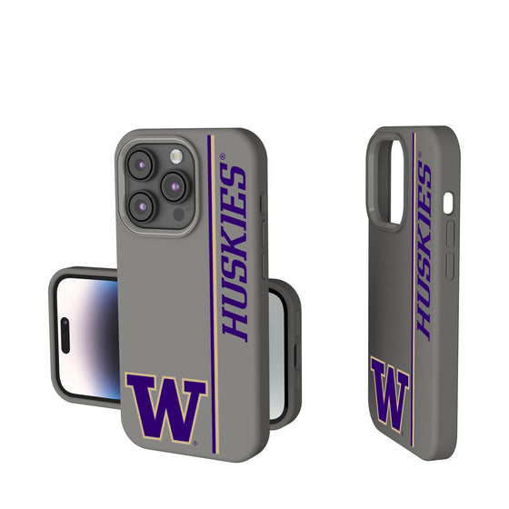 Washington Huskies Sidebar Soft Touch Phone Case-0