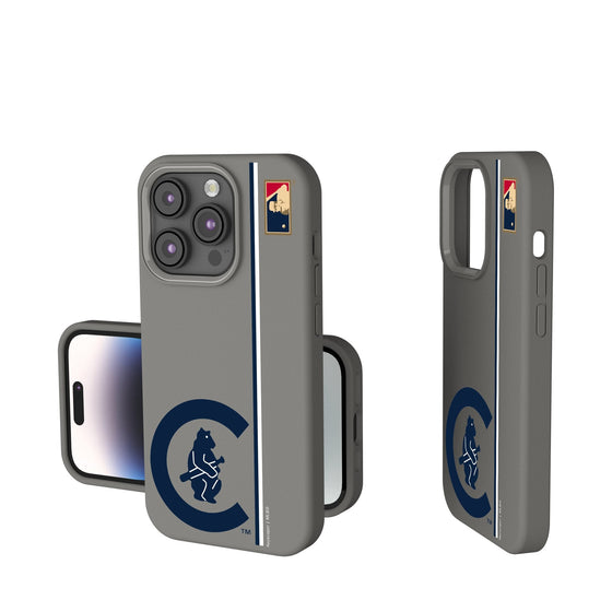 Chicago Cubs 1911-1912 - Cooperstown Collection Sidebar Soft Touch Phone Case-0