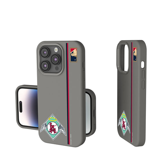 LA Angels 1961-1965 - Cooperstown Collection Sidebar Soft Touch Phone Case-0