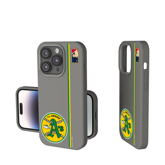 Oakland As 1971-1981 - Cooperstown Collection Sidebar Soft Touch Phone Case-0