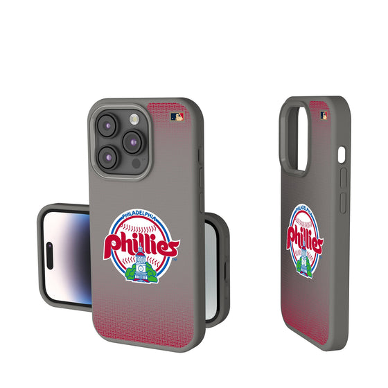 Philadelphia Phillies 1984-1991 - Cooperstown Collection Linen Soft Touch Phone Case-0