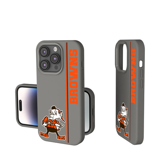 Cleveland Browns Historic Collection Sidebar Soft Touch Phone Case-0