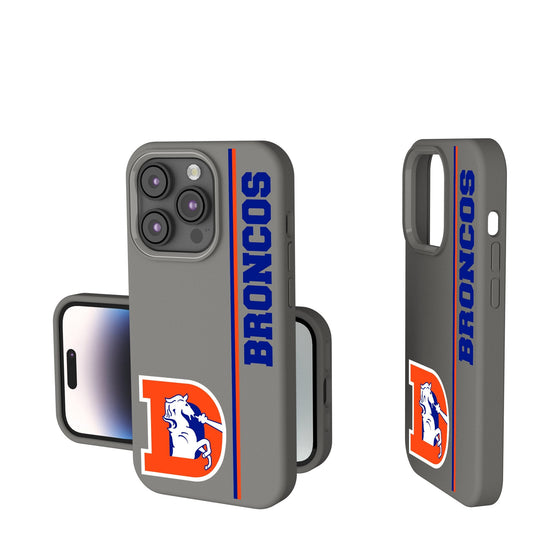 Denver Broncos 1993-1996 Historic Collection Sidebar Soft Touch Phone Case-0