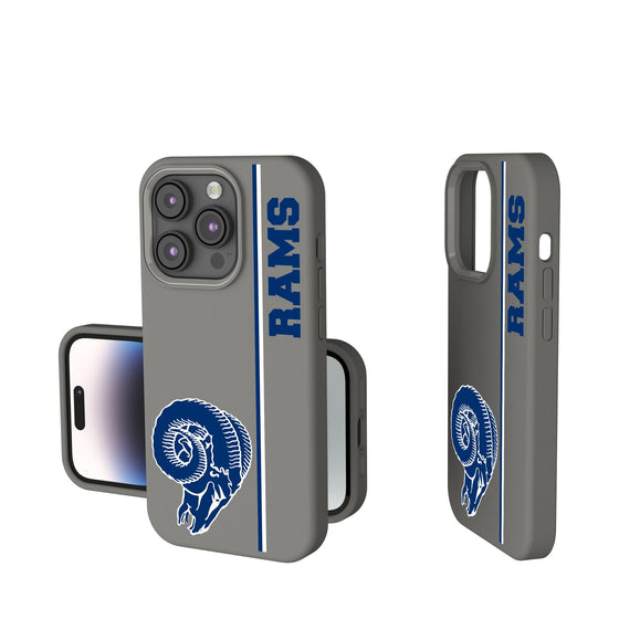 Los Angeles Rams Historic Collection Sidebar Soft Touch Phone Case-0