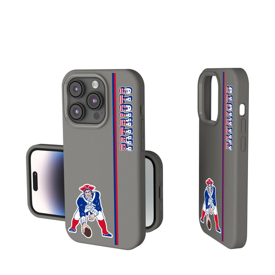 New England Patriots Historic Collection Sidebar Soft Touch Phone Case-0