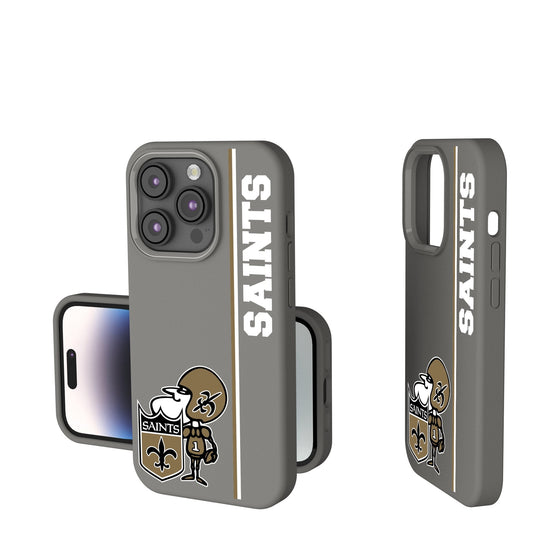 New Orleans Saints Historic Collection Sidebar Soft Touch Phone Case-0