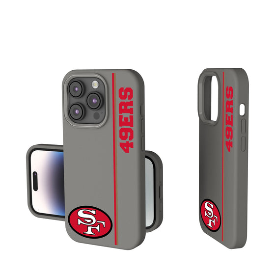 San Francisco 49ers Historic Collection Sidebar Soft Touch Phone Case-0