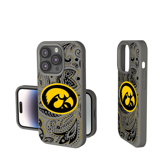 Iowa Hawkeyes Paisley Soft Touch Phone Case-0