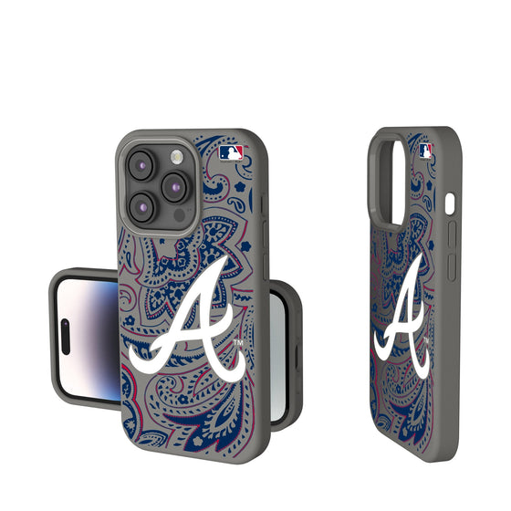 Atlanta Braves Paisley Soft Touch Phone Case-0