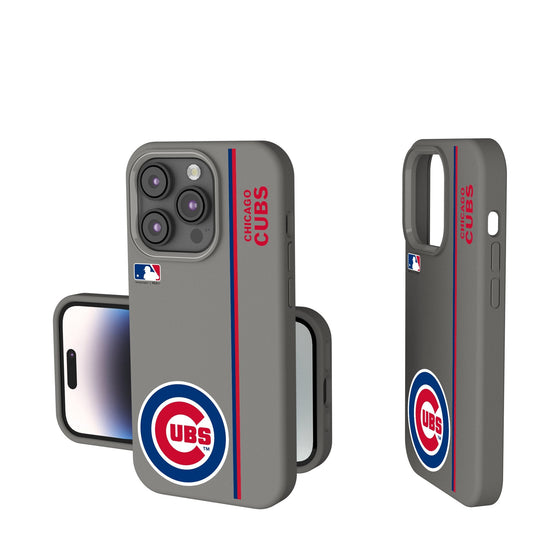 Chicago Cubs Sidebar Soft Touch Phone Case-0