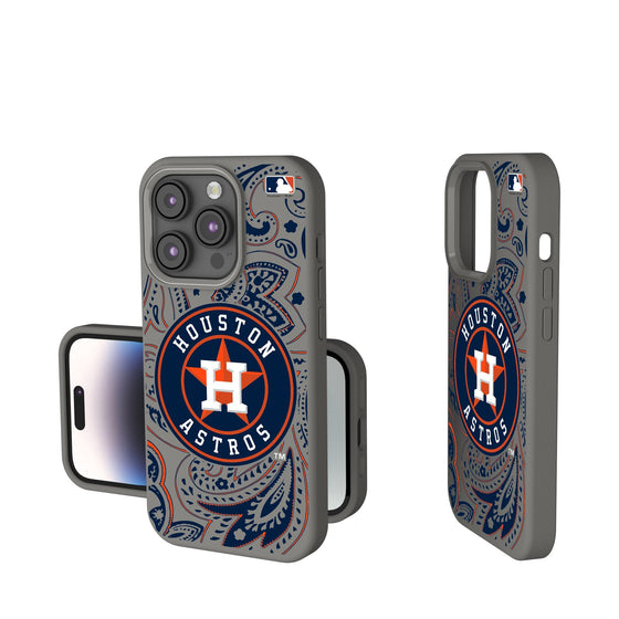 Houston Astros Paisley Soft Touch Phone Case-0