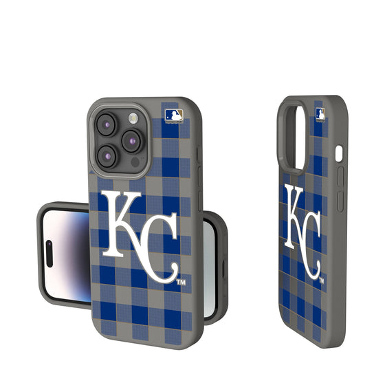 Kansas City Royals Plaid Soft Touch Phone Case-0