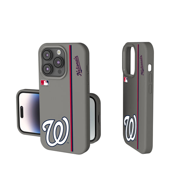 Washington Nationals Sidebar Soft Touch Phone Case-0