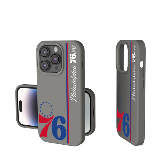 Philadelphia 76ers Sidebar Soft Touch Phone Case-0