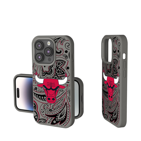 Chicago Bulls Paisley Soft Touch Phone Case-0