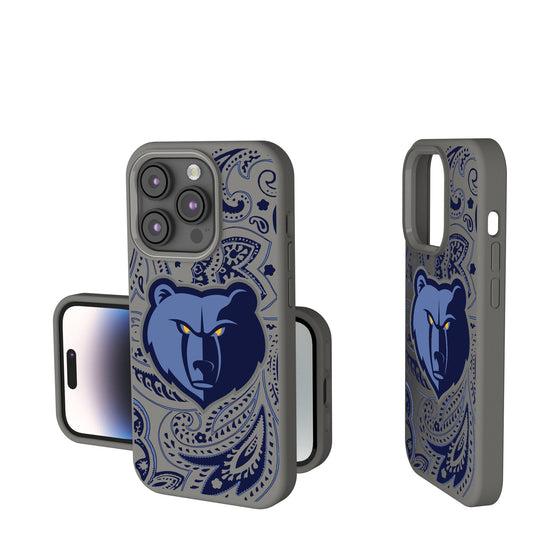 Memphis Grizzlies Paisley Soft Touch Phone Case-0