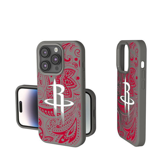 Houston Rockets Paisley Soft Touch Phone Case-0