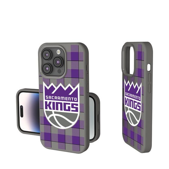 Sacramento Kings Plaid Soft Touch Phone Case-0