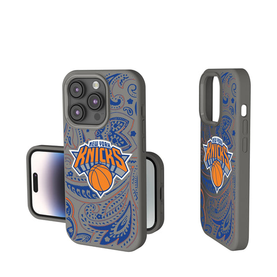 New York Knicks Paisley Soft Touch Phone Case-0