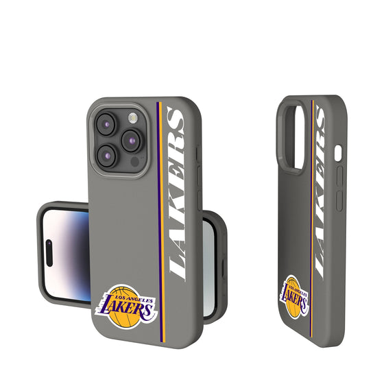 Los Angeles Lakers Sidebar Soft Touch Phone Case-0