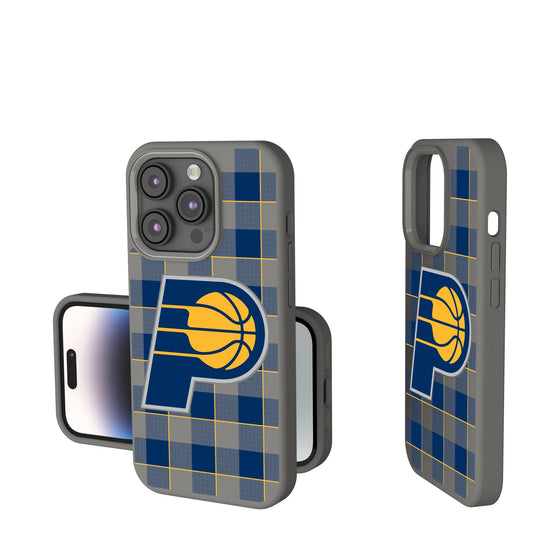 Indiana Pacers Plaid Soft Touch Phone Case-0