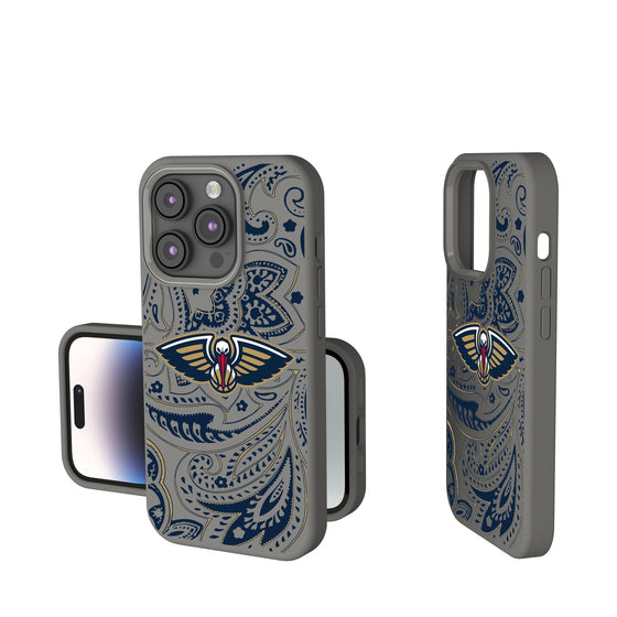 New Orleans Pelicans Paisley Soft Touch Phone Case-0