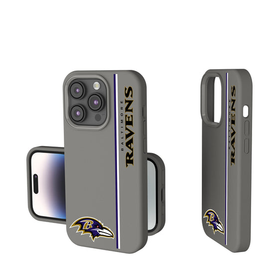 Baltimore Ravens Sidebar Soft Touch Phone Case-0