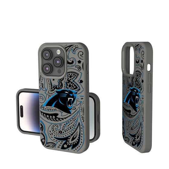 Carolina Panthers Paisley Soft Touch Phone Case-0