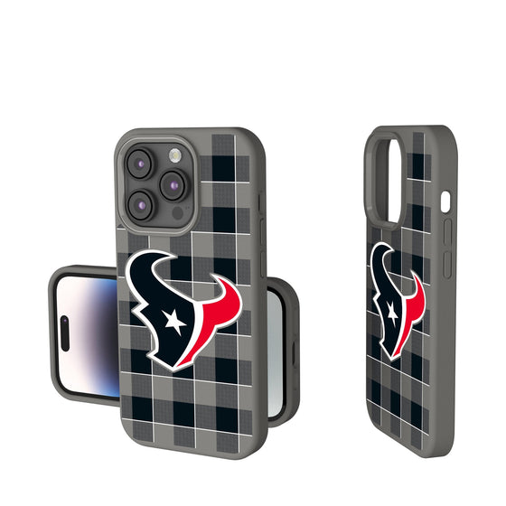 Houston Texans Plaid Soft Touch Phone Case-0