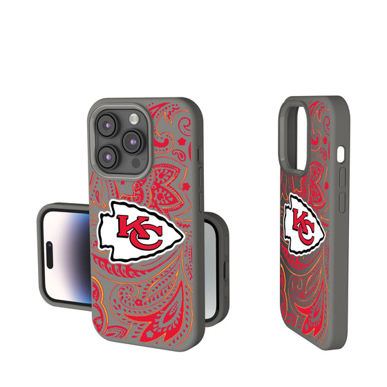 Kansas City Chiefs Paisley Soft Touch Phone Case-0