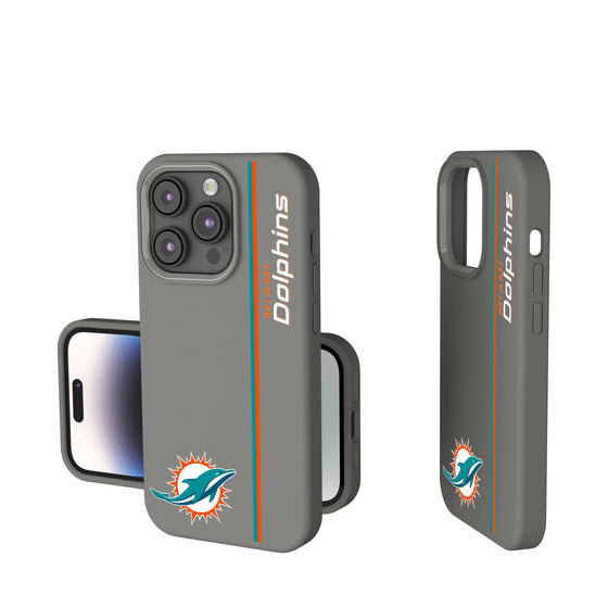 Miami Dolphins Sidebar Soft Touch Phone Case-0