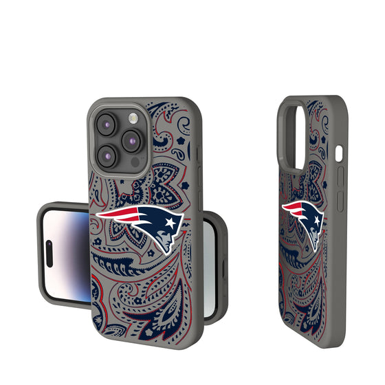 New England Patriots Paisley Soft Touch Phone Case-0