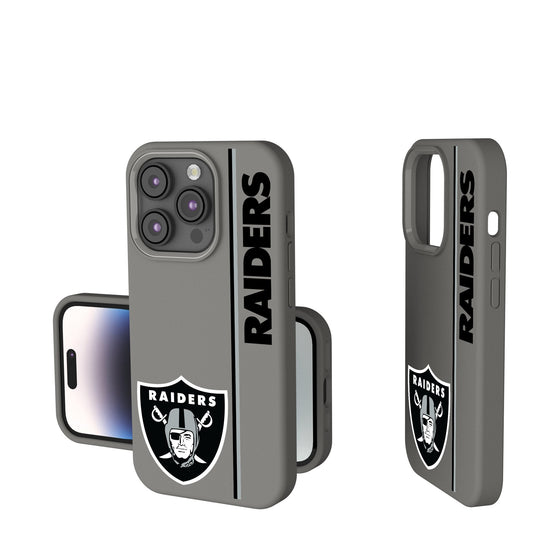 Las Vegas Raiders Sidebar Soft Touch Phone Case-0