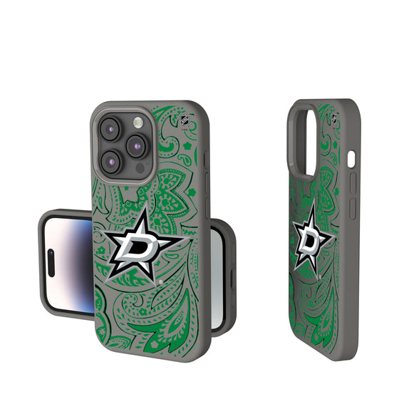 Dallas Stars Paisley Soft Touch Phone Case-0