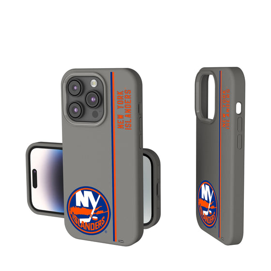 New York Islanders Sidebar Soft Touch Phone Case-0