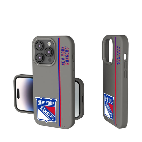 New York Rangers Sidebar Soft Touch Phone Case-0