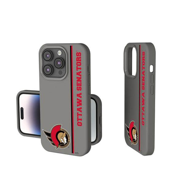 Ottawa Senators Sidebar Soft Touch Phone Case-0