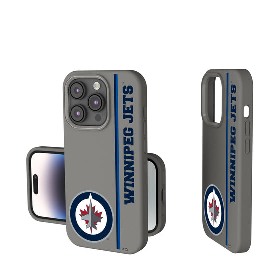 Winnipeg Jets Sidebar Soft Touch Phone Case-0