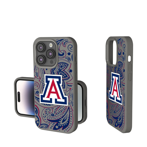 Arizona Wildcats Paisley Soft Touch Phone Case-0