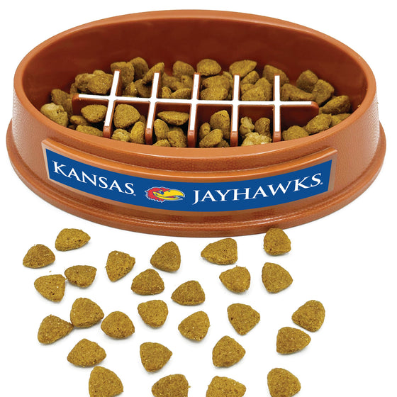 Kansas Football Slow Feeder Bowl