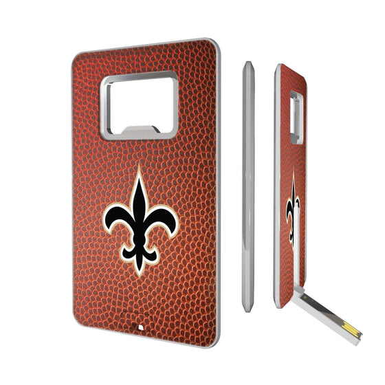 New Orleans Saints Football Credit Card USB Drive with Bottle Opener 32GB-0