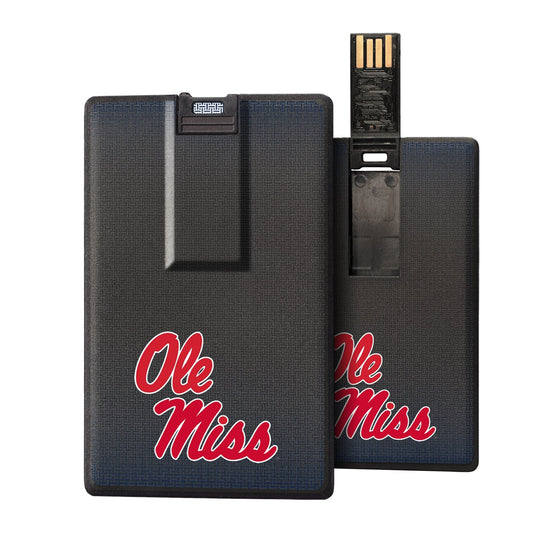 Mississippi Ole Miss Rebels Linen Credit Card USB Drive 32GB-0