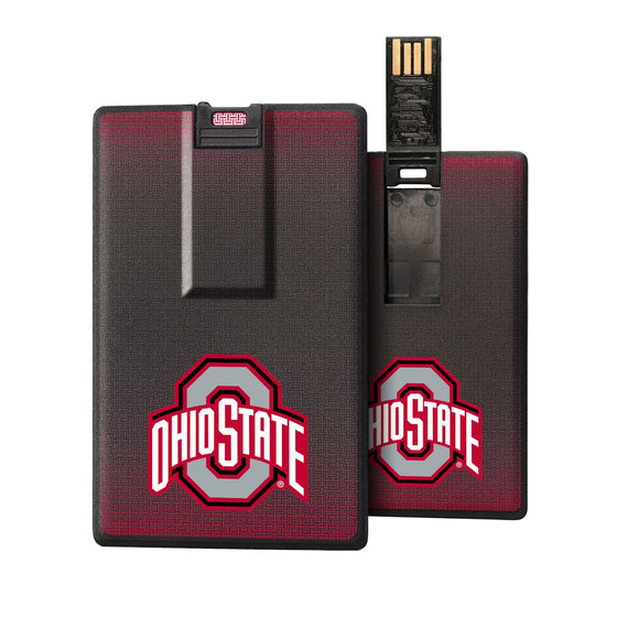 Ohio State Buckeyes Linen Credit Card USB Drive 32GB-0