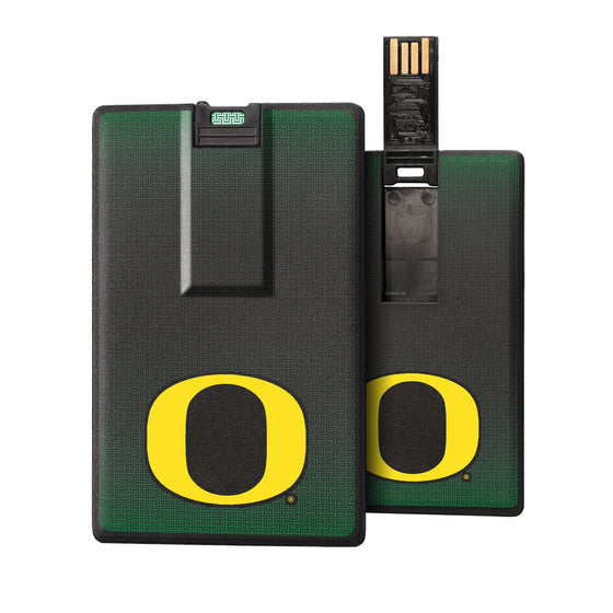 Oregon Ducks Linen Credit Card USB Drive 32GB-0