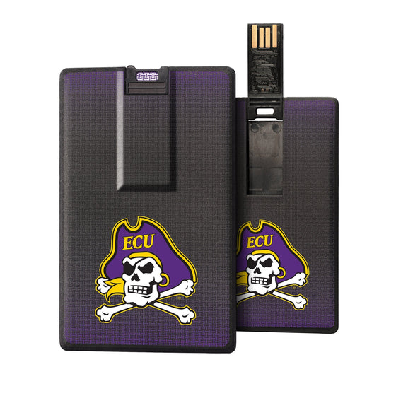 East Carolina Pirates Linen Credit Card USB Drive 32GB-0