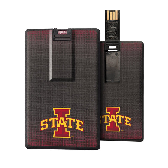 Iowa State Cyclones Linen Credit Card USB Drive 32GB-0