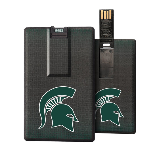 Michigan State Spartans Linen Credit Card USB Drive 32GB-0