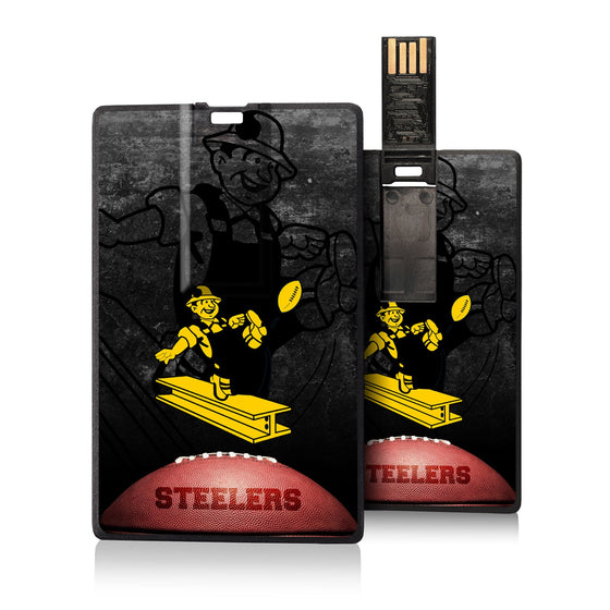 Pittsburgh Steelers 1961 Historic Collection Legendary Credit Card USB Drive 32GB-0