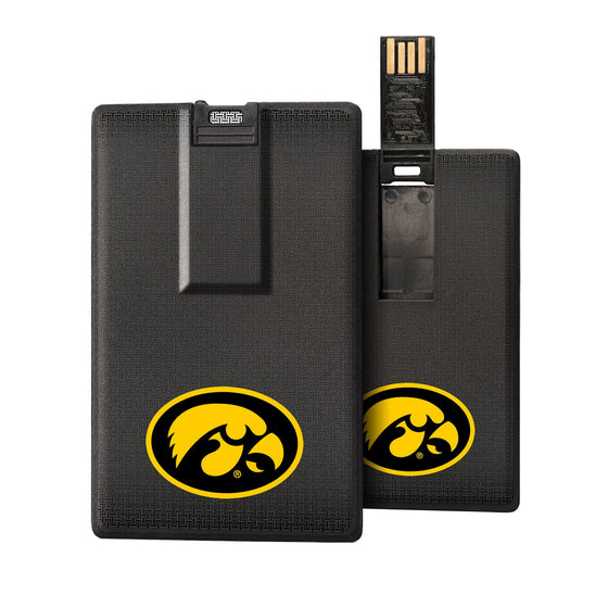 Iowa Hawkeyes Linen Credit Card USB Drive 32GB-0